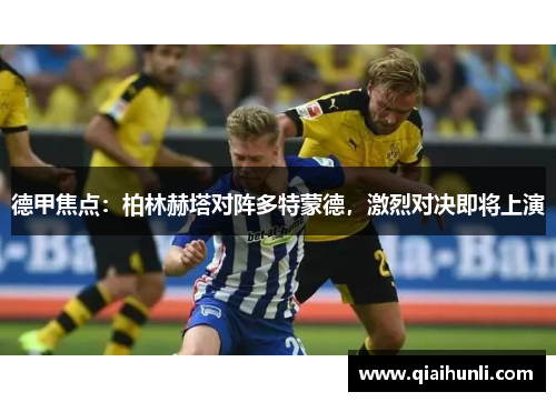 德甲焦点：柏林赫塔对阵多特蒙德，激烈对决即将上演